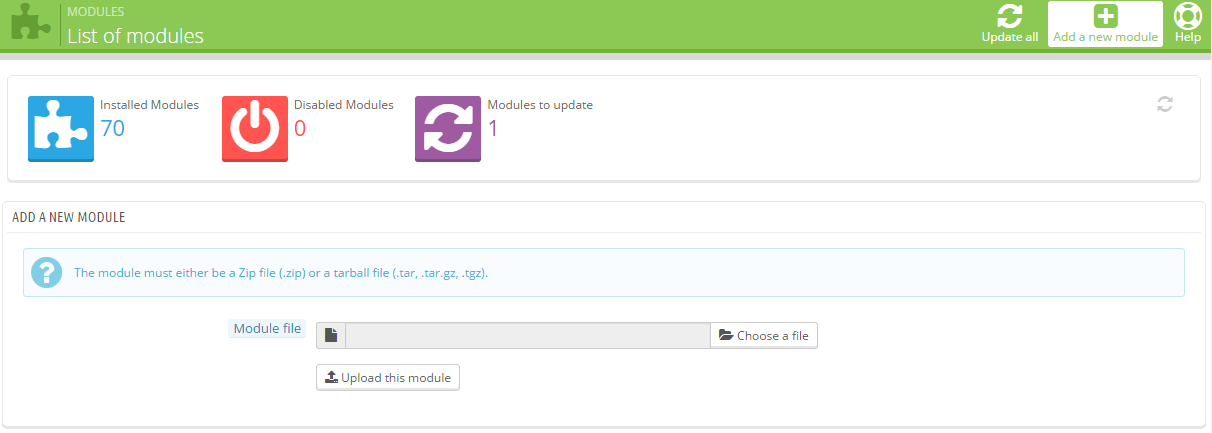 Prestashop Example 1