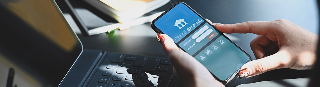 A woman using the Open Banking Fraud App