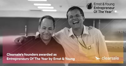 Clearsale's founders awarded as Entrepreneurs Of The Year by&nbsp;Ernst&nbsp;&&nbsp;Young