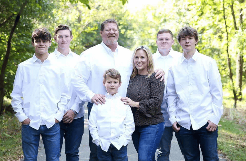 David- Fletcher Senior Vice President at ClearSale With His Family