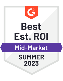 G2 Best Estimated ROI