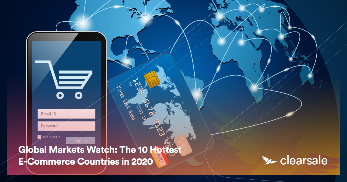Image of a global e-commerce network and a text that says: 