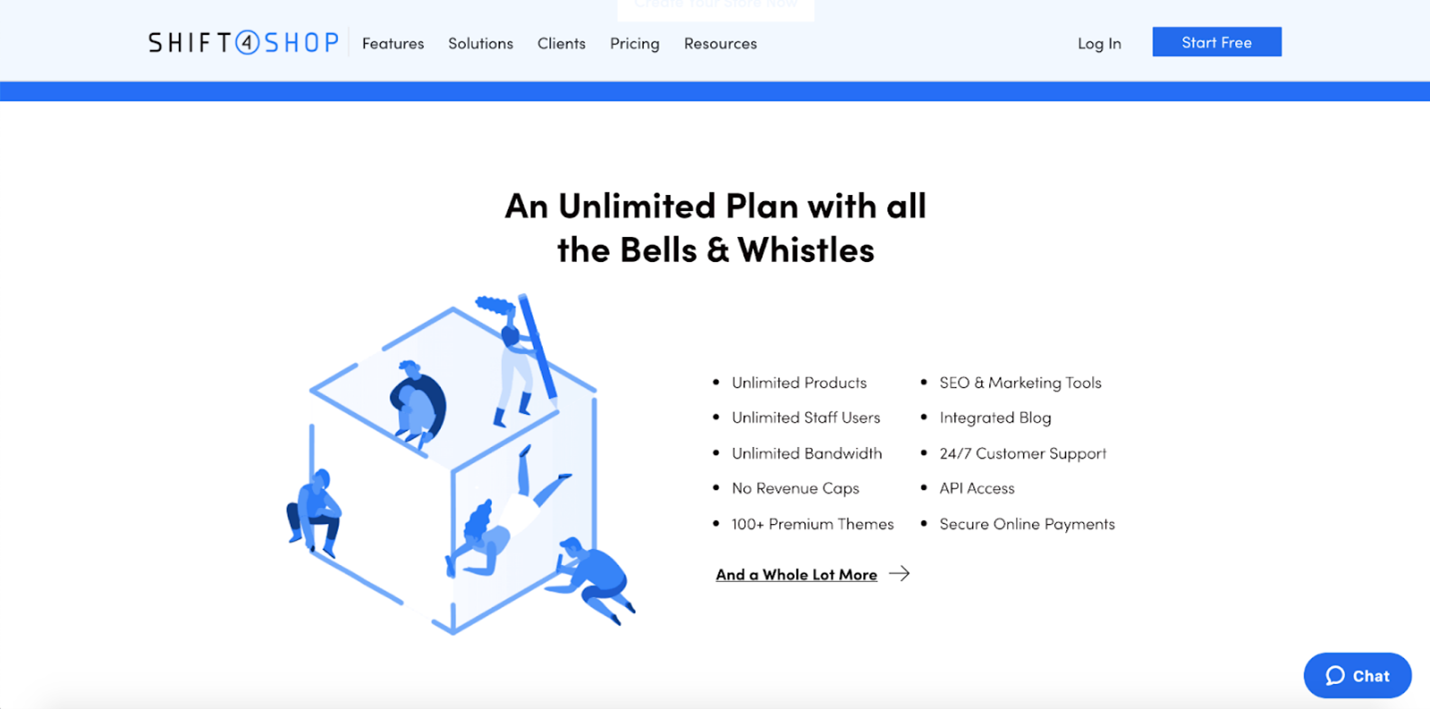 Shift4Shop's solution