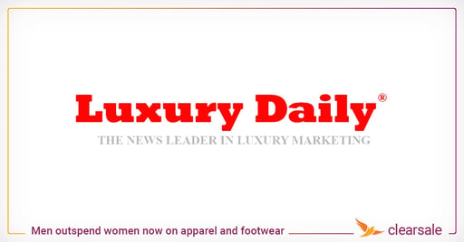 Men outspend women now on apparel and footwear