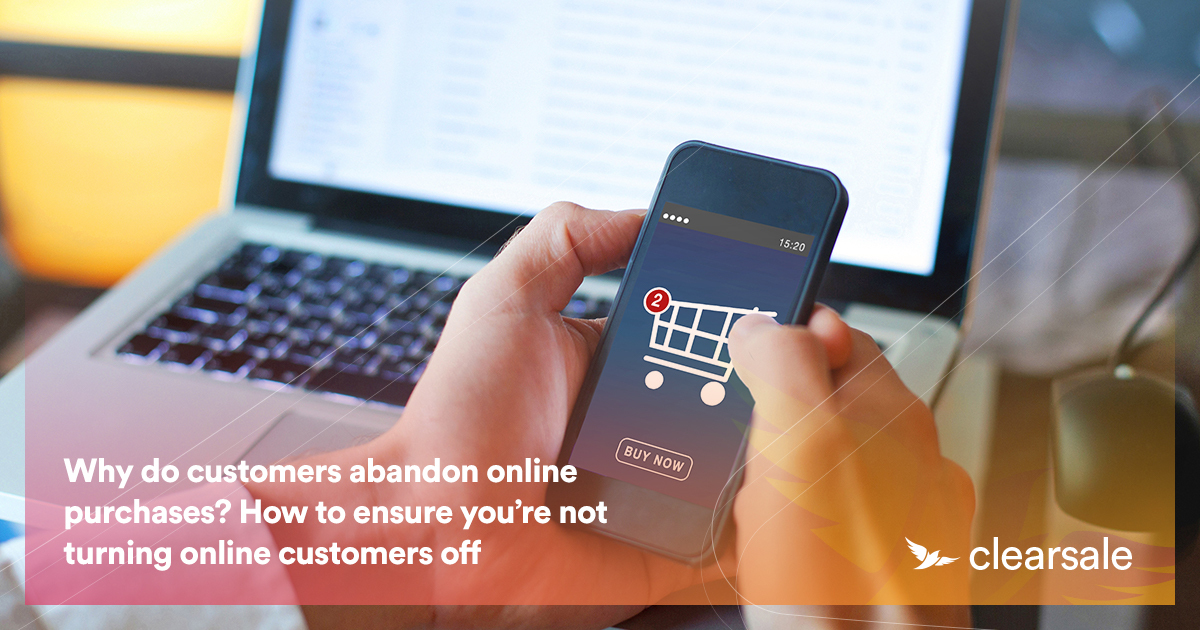 Image of a online shopper viewing a shopping cart and a text that says: 