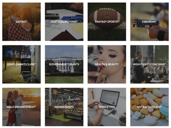  a mosaic of photos from different businesses