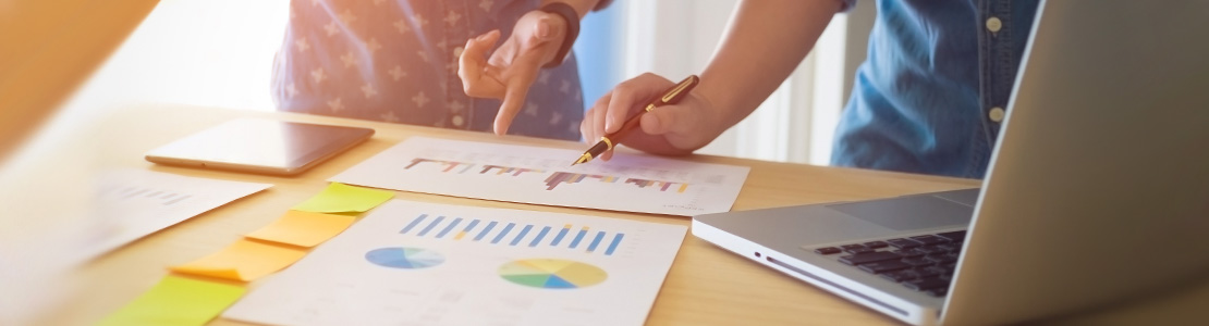 enterprise people looking at reports or spreadsheets