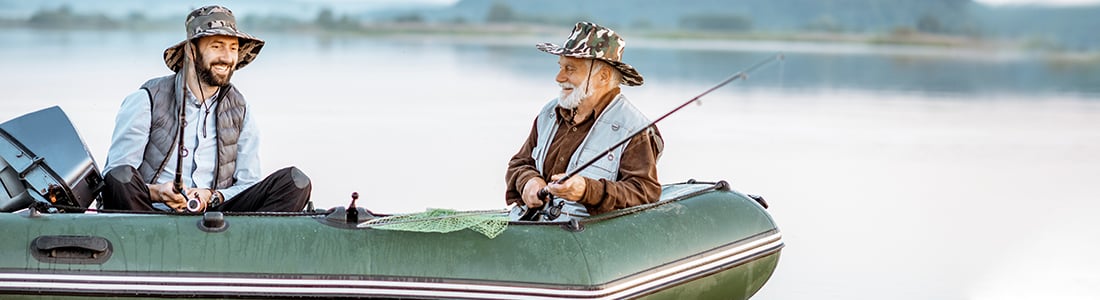 men fishing