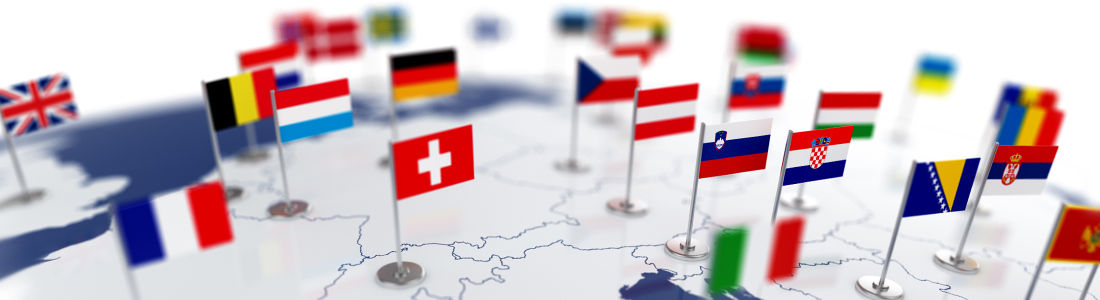 European flags 