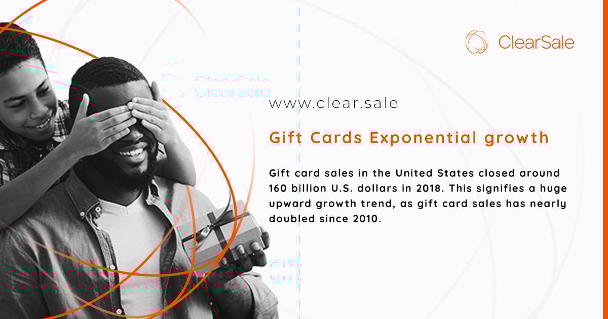 Gift Cards Exponential growth